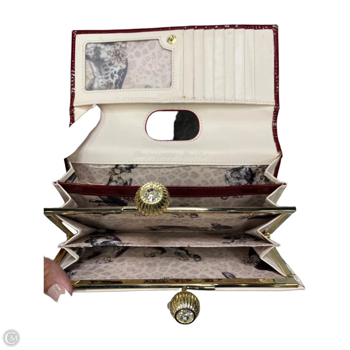 Wallet Leather By Ted Baker, Size: Large