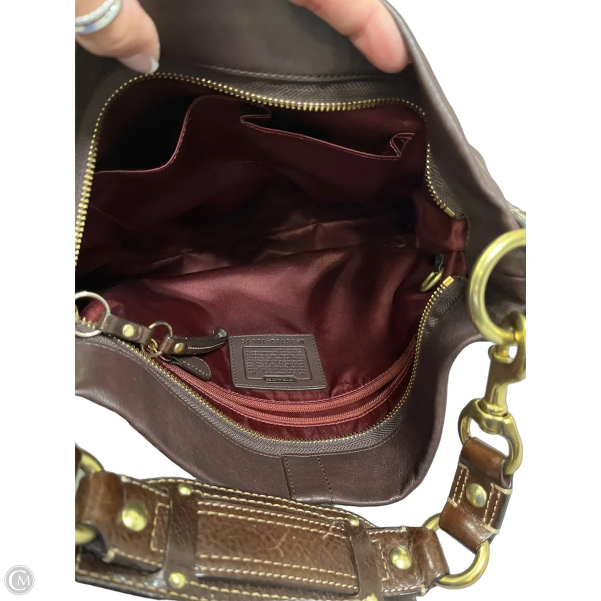 Handbag Designer By Coach, Size: Medium