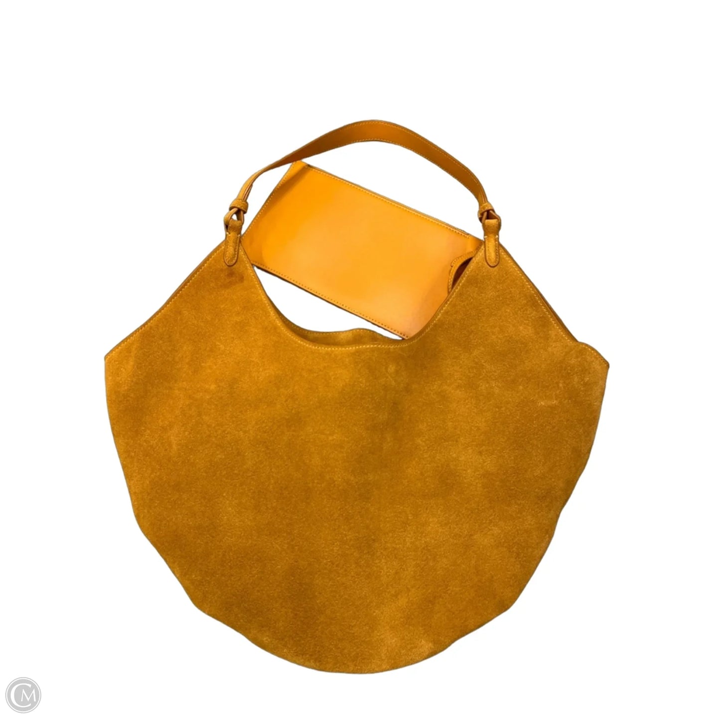Handbag Leather By Cma, Size: Medium