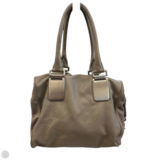 Handbag Leather By Banana Republic, Size: Large