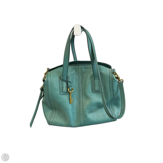 Crossbody Leather By Fossil, Size: Medium