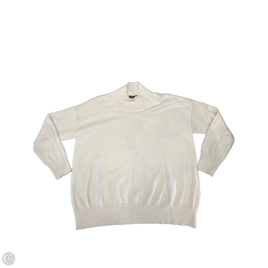Sweater Cashmere By Eileen Fisher In Cream, Size: M
