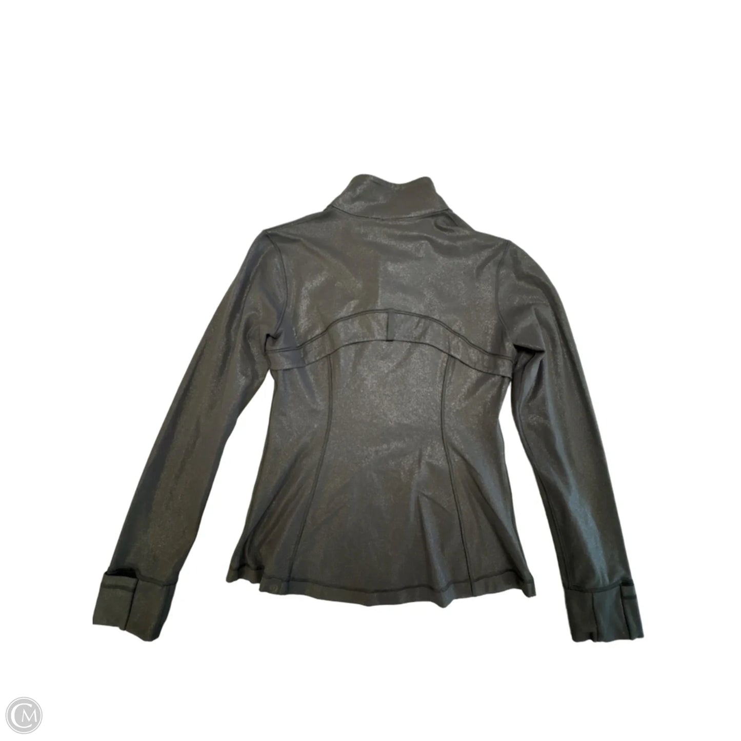 Athletic Jacket By Lululemon In Black, Size: M