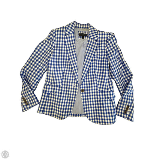 Blazer By J. Crew In Checkered Pattern, Size: M