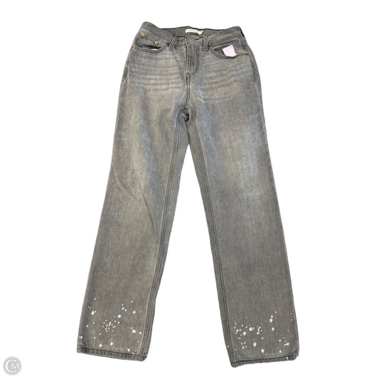 Jeans Straight By Levis In Grey Denim, Size: 2