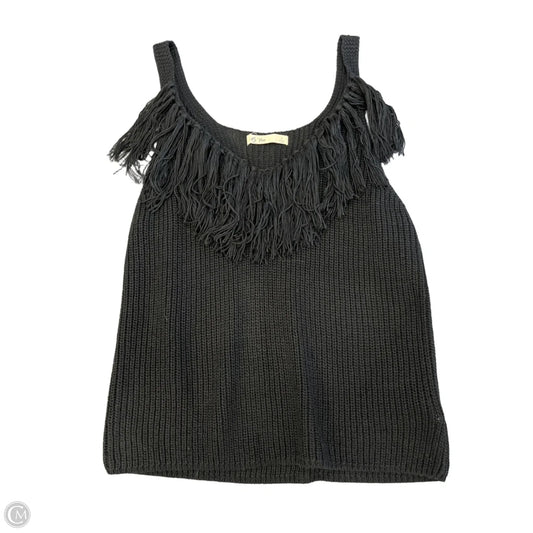 Top Sleeveless By Clothes Mentor In Black, Size: S