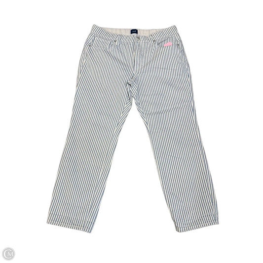 Jeans Straight By Jag In Striped Pattern, Size: 10p