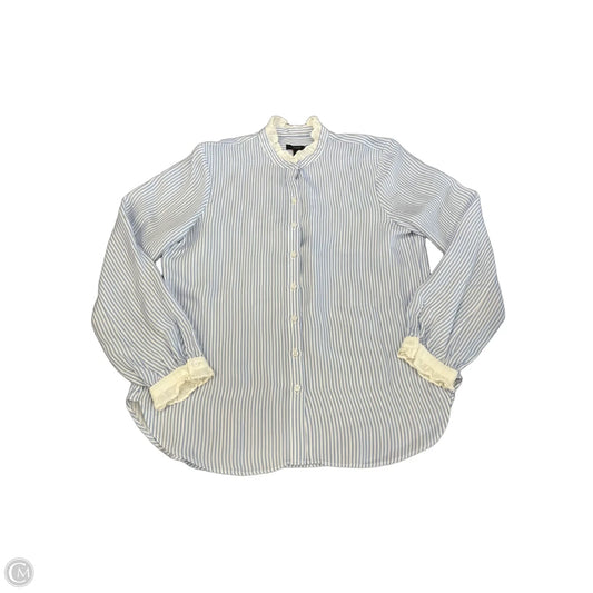 Top Long Sleeve By J. Crew In Blue, Size: M