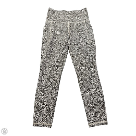Athletic Leggings By Athleta In Black & White, Size: Xs