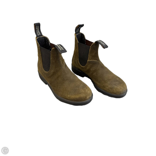 Boots Ankle Flats By Cma In Green, Size: 5.5
