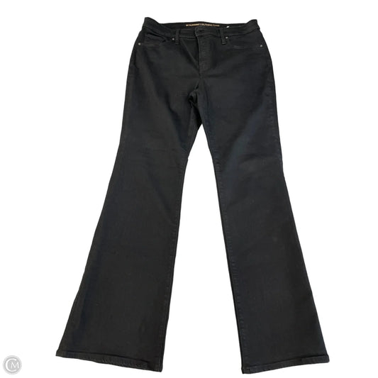 Jeans Flared By Chicos In Black Denim, Size: 10