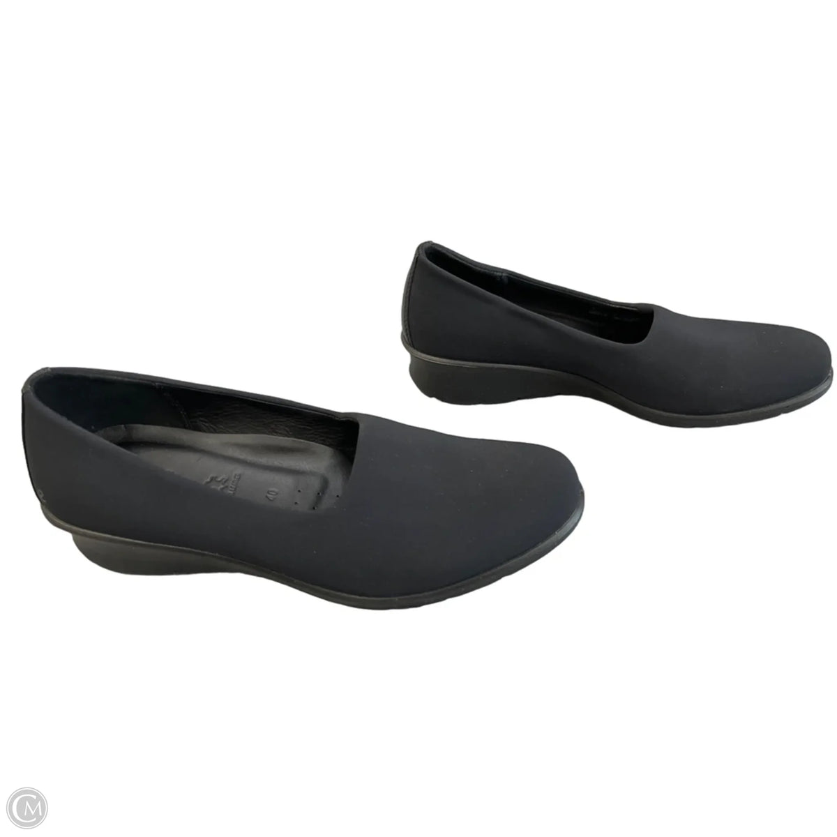 Shoes Flats By Ecco In Black, Size: 9.5