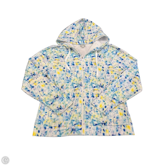 Athletic Top Long Sleeve Hoodie By J. Crew In Multi-colored, Size: M