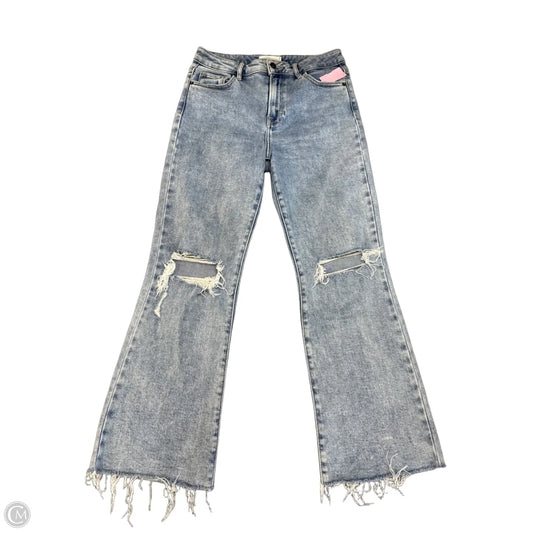 Jeans Straight By Carly Jean In Blue Denim, Size: 6