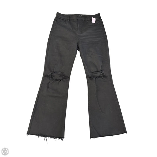 Jeans Straight By Carly Jean In Black Denim, Size: 8