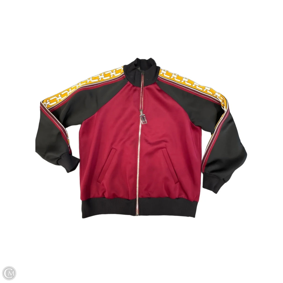 Jacket Luxury Designer By Marc Jacobs In Maroon, Size: S
