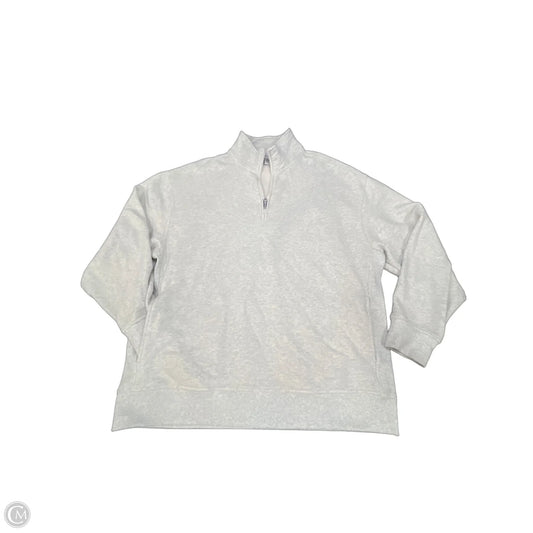 Sweatshirt Collar By Athleta In Grey, Size: L