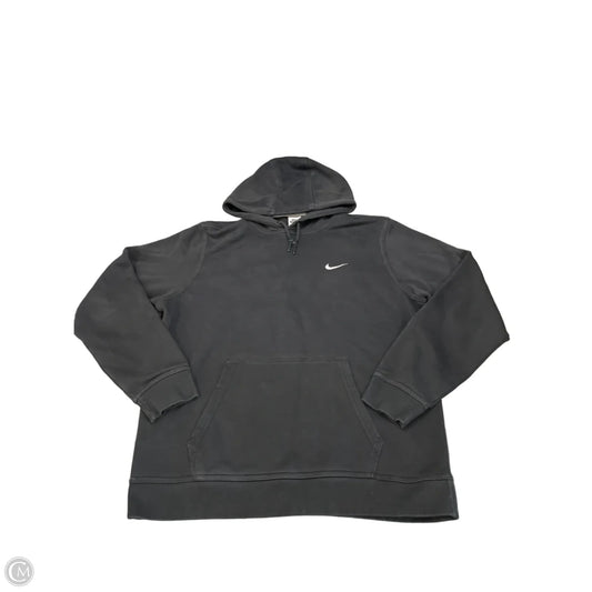 Sweatshirt Hoodie By Nike In Black, Size: Xl