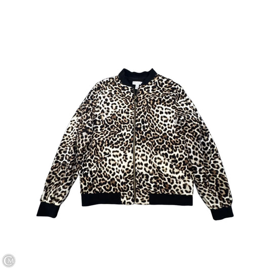 Jacket Other By Susan Graver In Animal Print, Size: S
