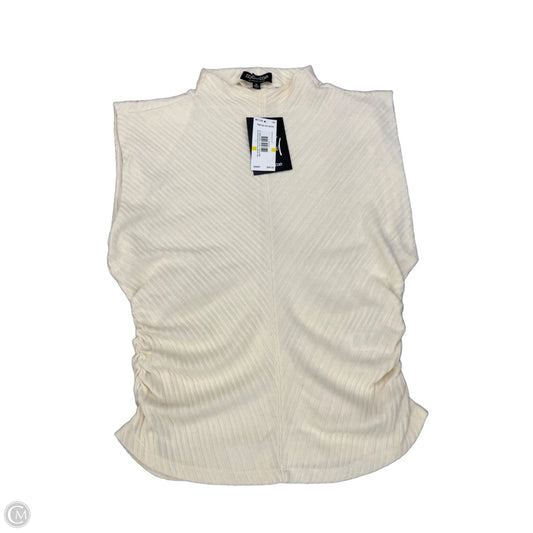 Top Sleeveless By Mac And Me In Cream, Size: M