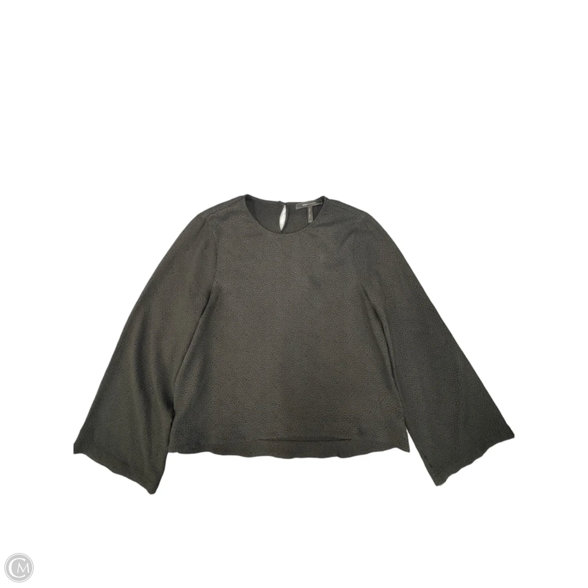 Blouse Long Sleeve By Bcbgmaxazria In Black, Size: M