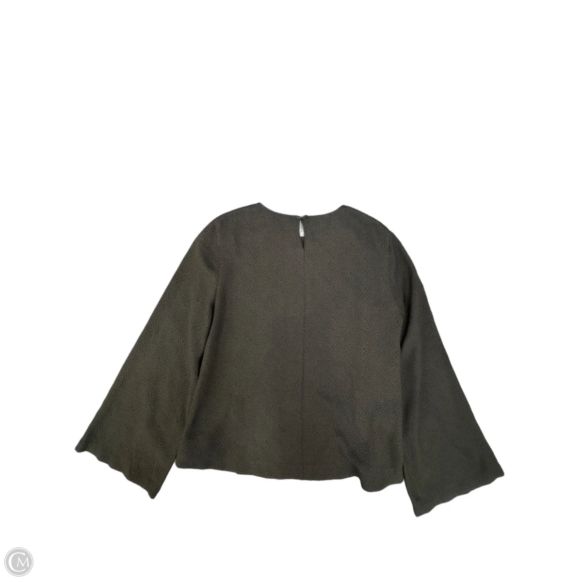 Blouse Long Sleeve By Bcbgmaxazria In Black, Size: M