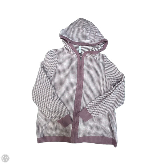 Sweater Cardigan By Livi Active In Mauve, Size: Xl