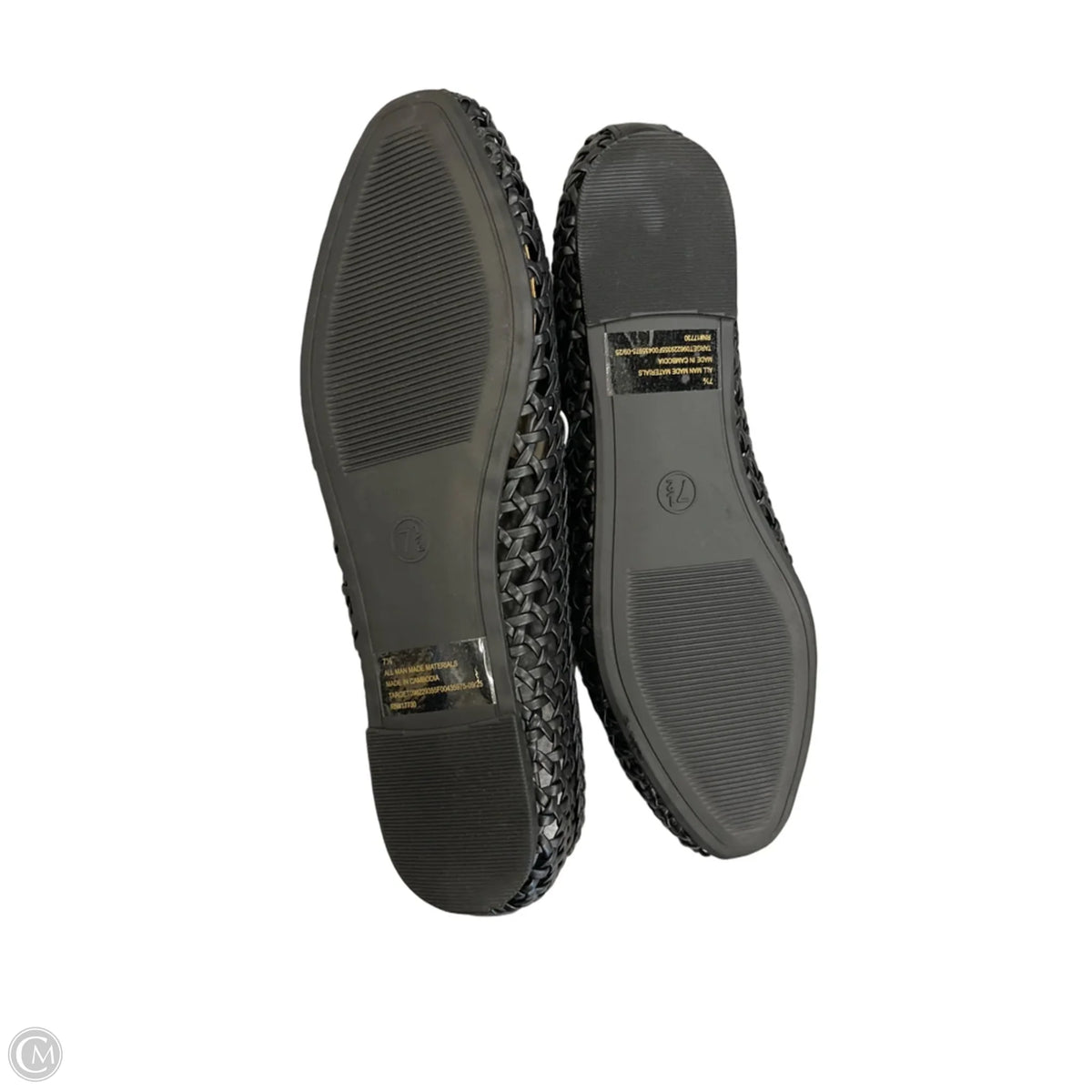 Shoes Flats By Universal Thread In Black, Size: 7.5