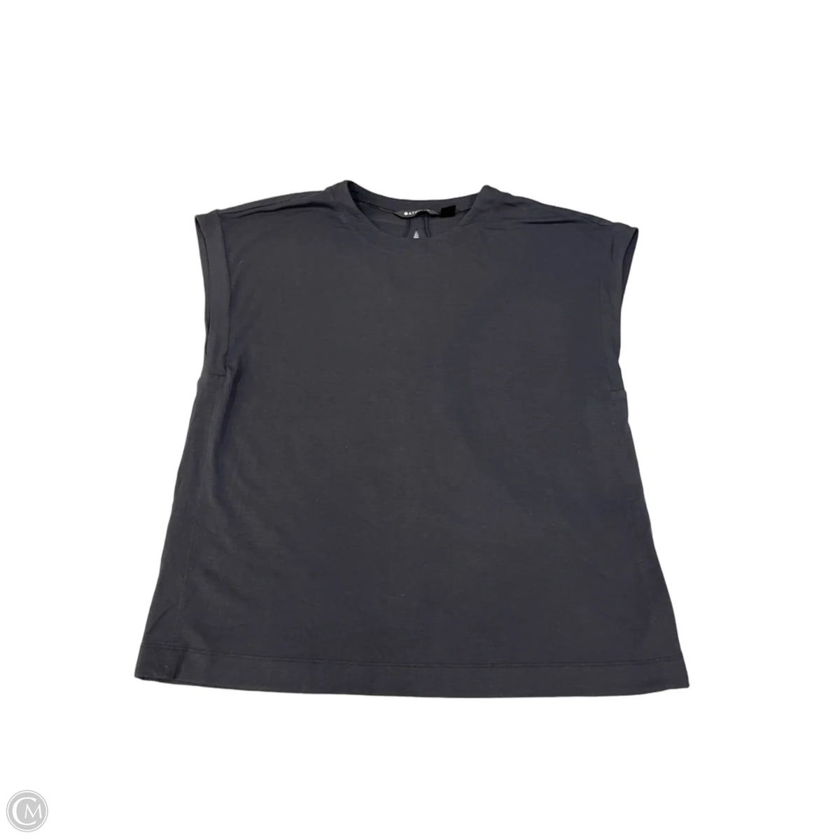 Top Short Sleeve By Athleta In Black, Size: L