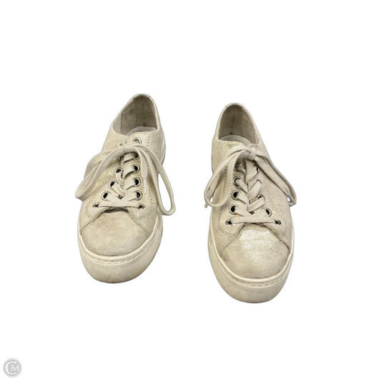 Shoes Sneakers By Paul Green In Silver, Size: 6.5
