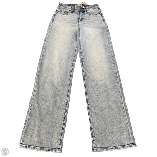 Jeans Wide Leg By Bke In Blue Denim, Size: 0