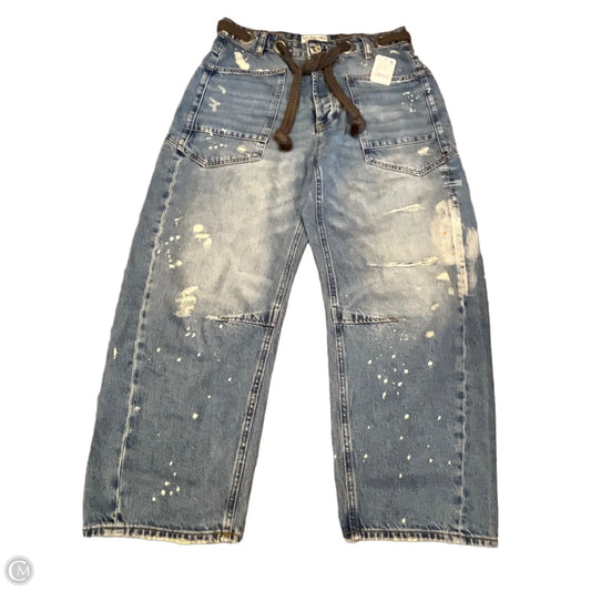 Jeans Wide Leg By We The Free In Blue Denim, Size: 6