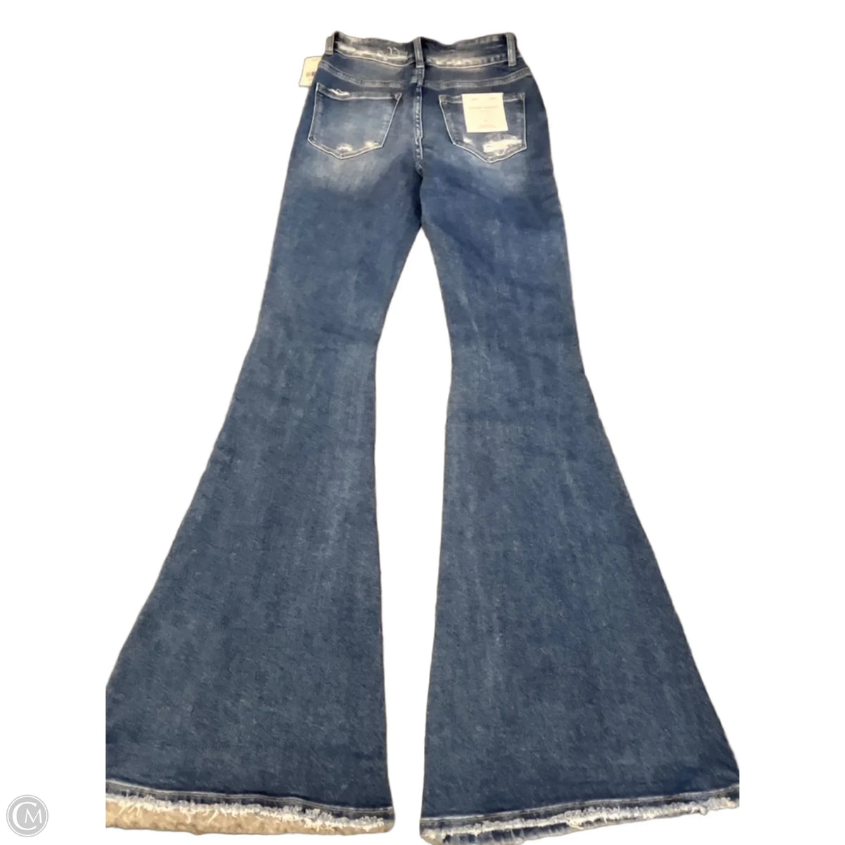 Jeans Flared By Flying Monkey In Blue Denim, Size: 4