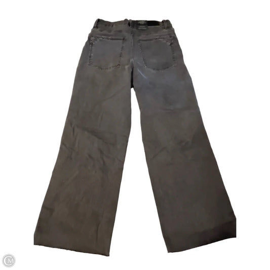 Jeans Wide Leg By Buckle Black In Black Denim, Size: 12