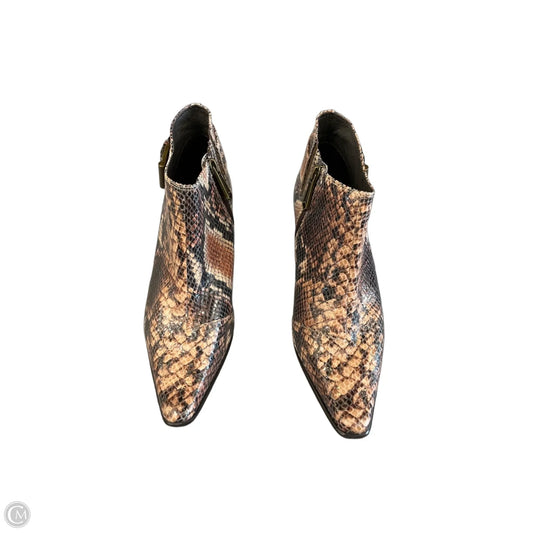 Shoes Heels Kitten By Donald Pliner In Animal Print, Size: 8