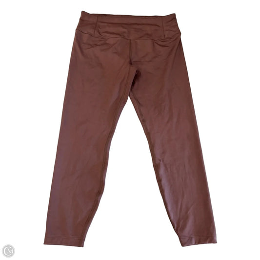 Athletic Leggings By All In Motion In Brown, Size: Xxl