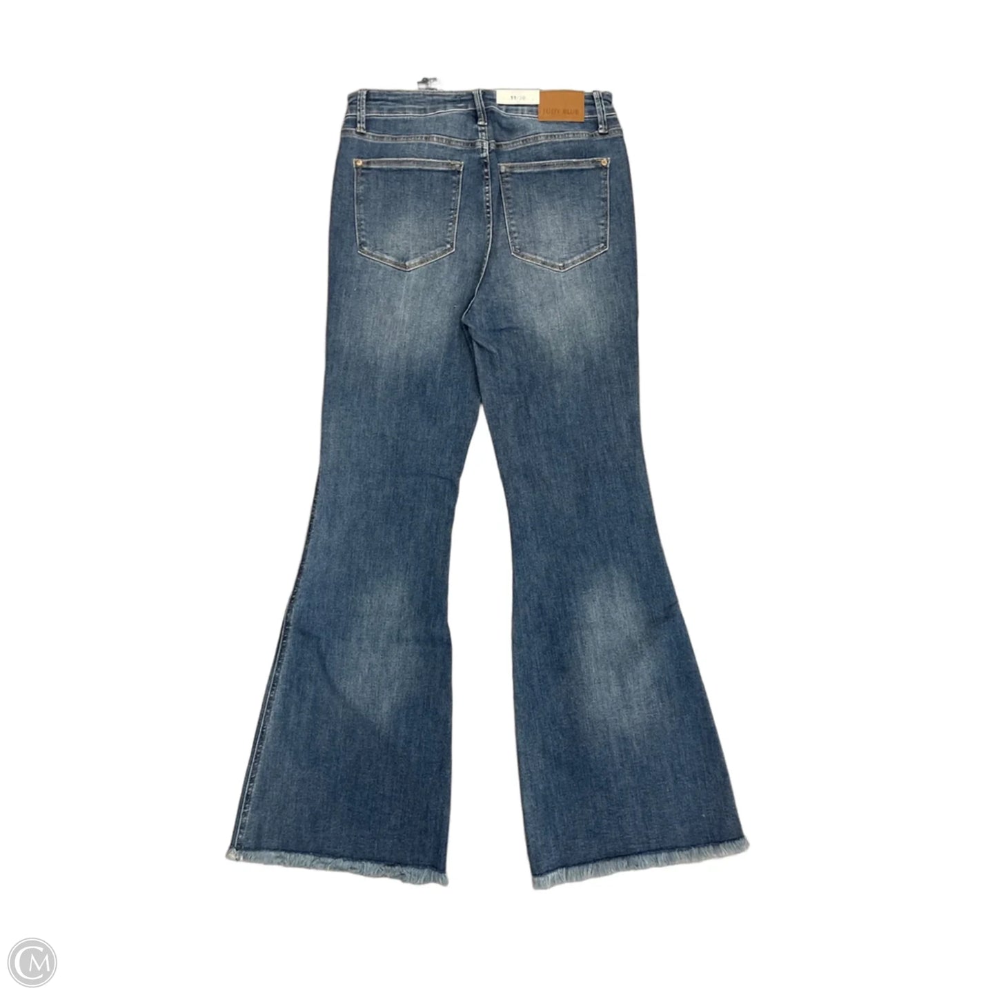 Jeans Flared By Judy Blue In Blue Denim, Size: 10