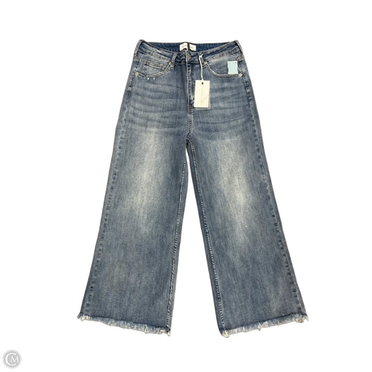 Jeans Wide Leg By Risen In Blue Denim, Size: 10