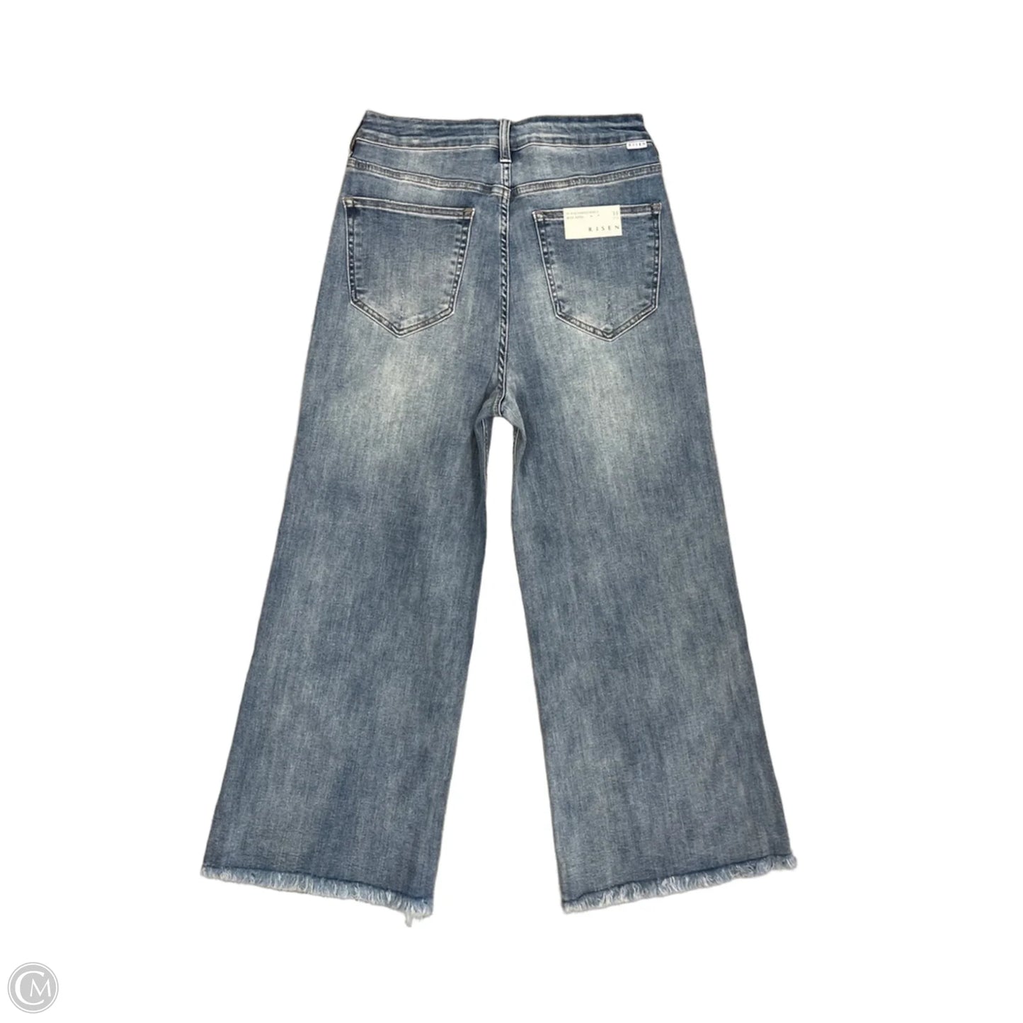 Jeans Wide Leg By Risen In Blue Denim, Size: 10