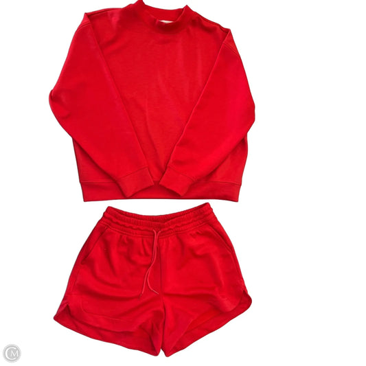 Short Set 2pc By Zenana In Red, Size: M
