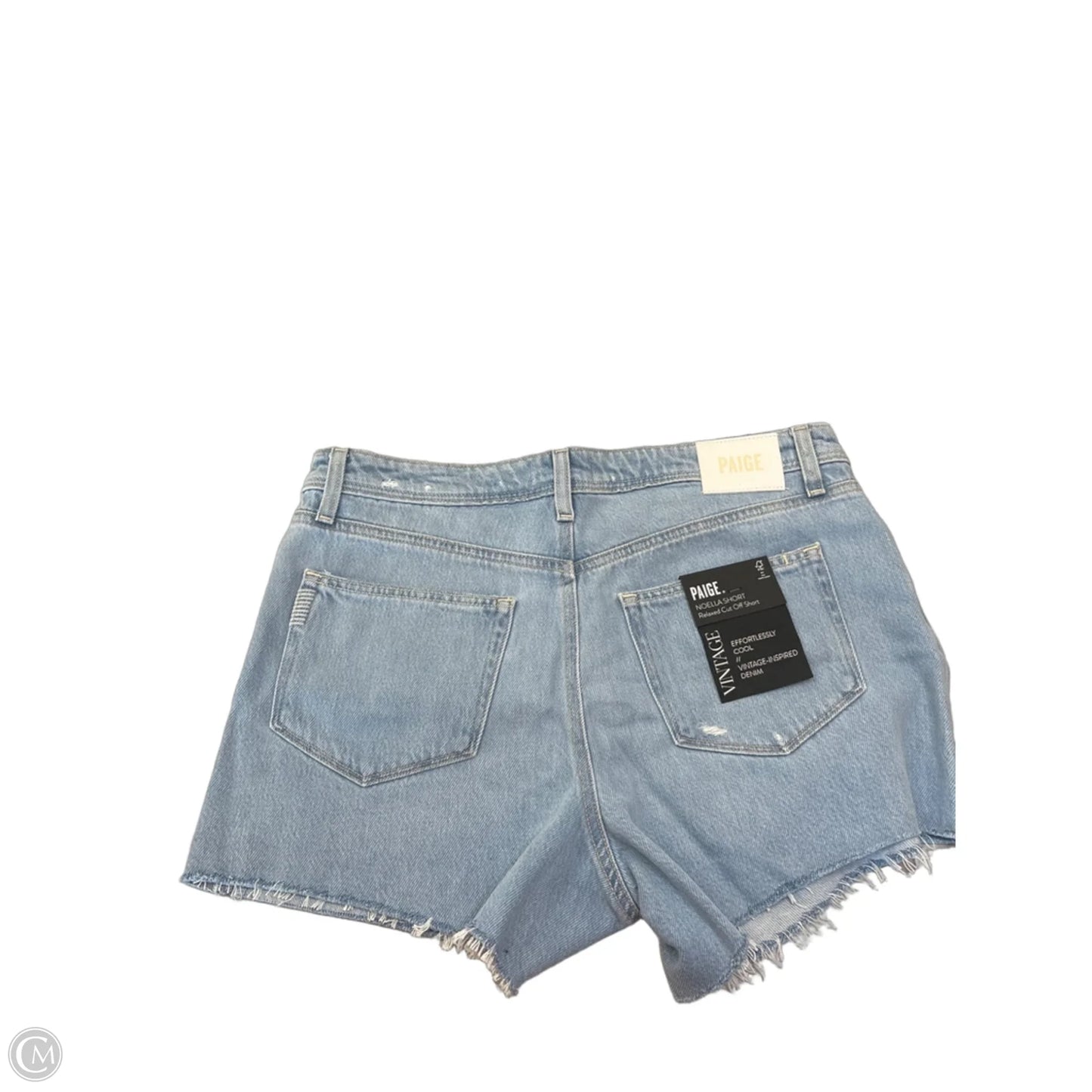 Shorts By Paige In Blue Denim, Size: M