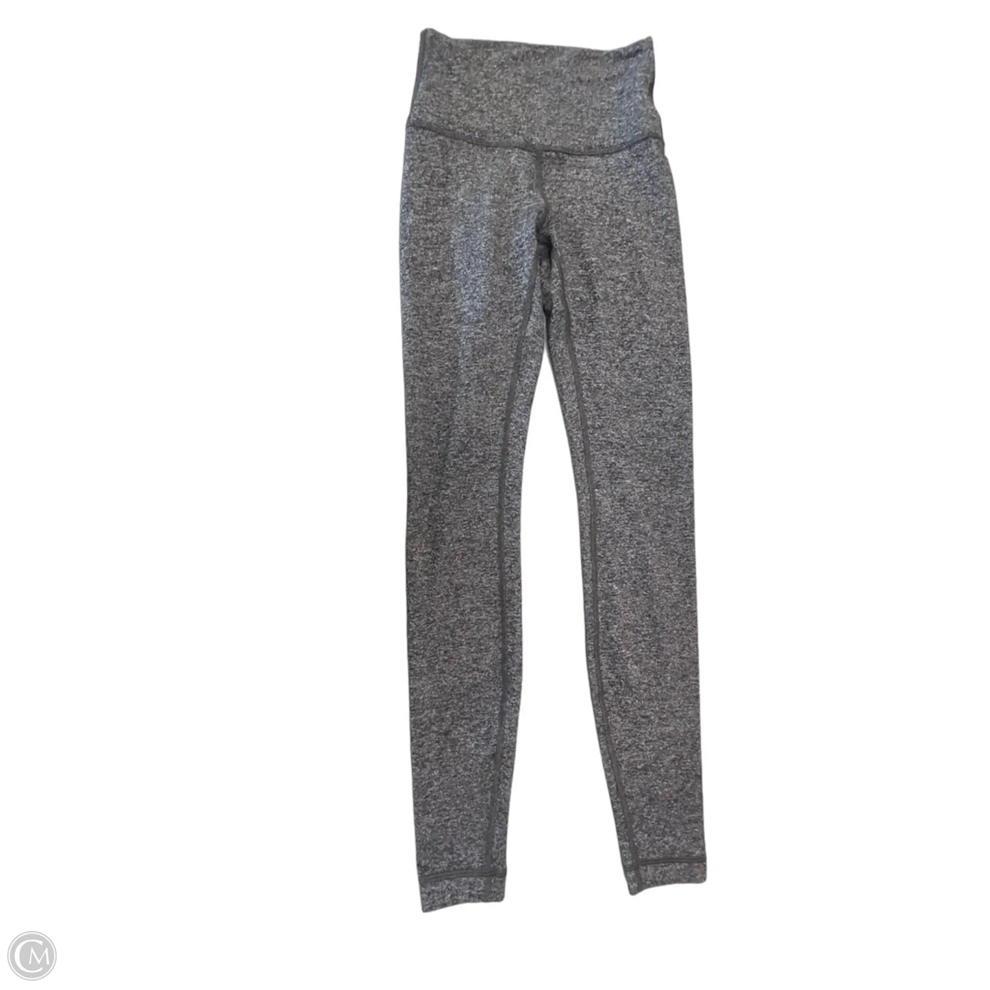 Athletic Leggings By Lululemon In Grey, Size: Xs
