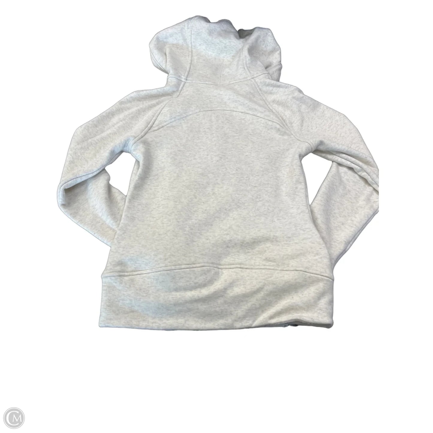 Athletic Jacket By Lululemon In Cream, Size: S