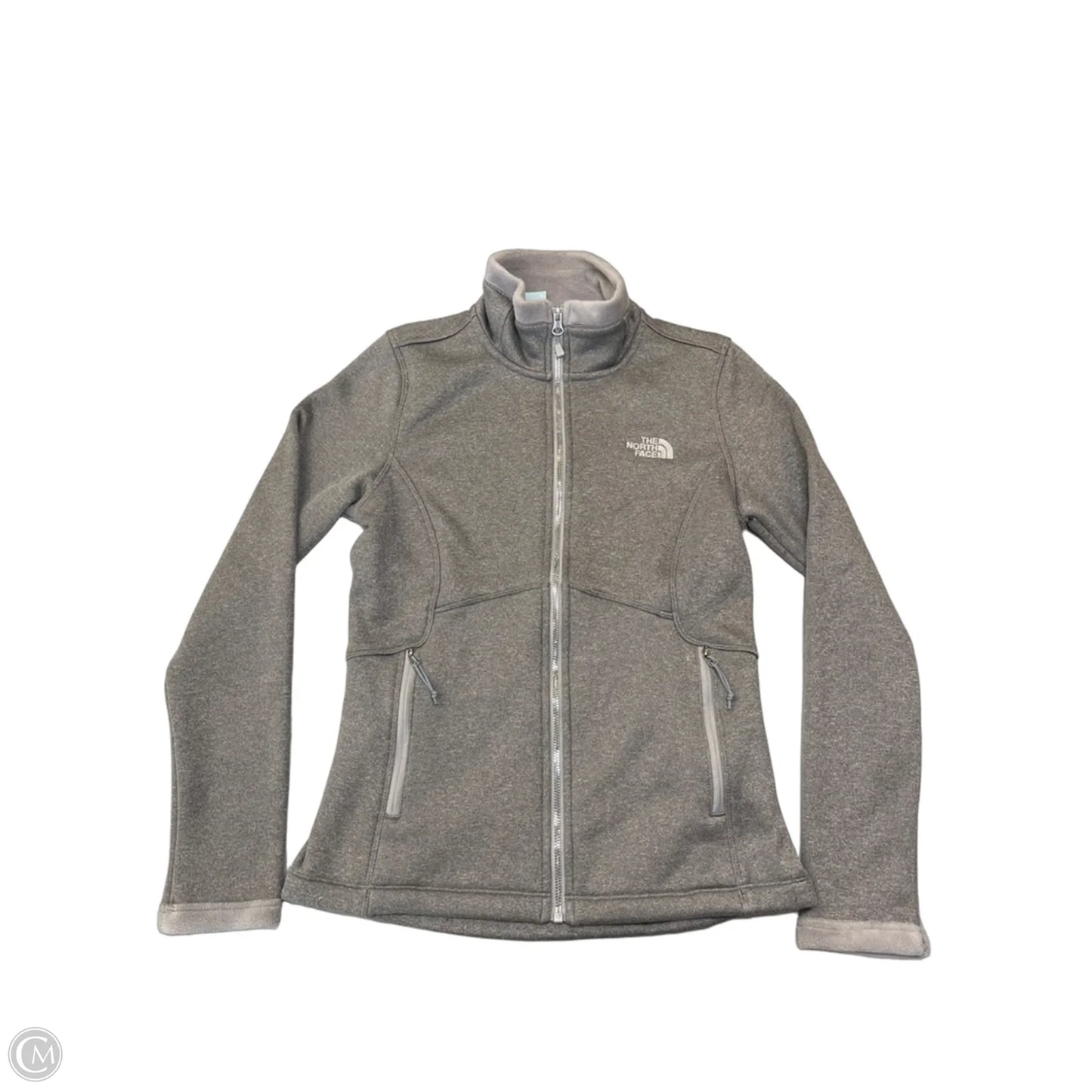 Athletic Jacket By The North Face In Grey, Size: S