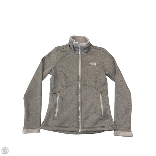 Athletic Jacket By The North Face In Grey, Size: S