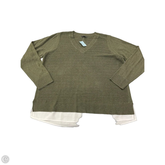 Sweater By Hilary Radley In Green, Size: Xxl