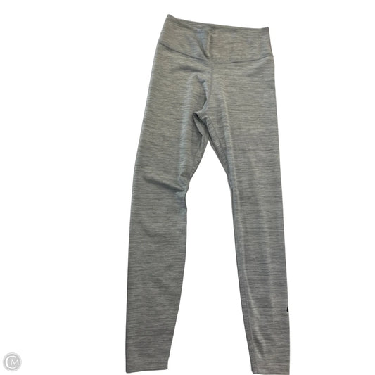 Athletic Leggings By Nike In Grey, Size: S