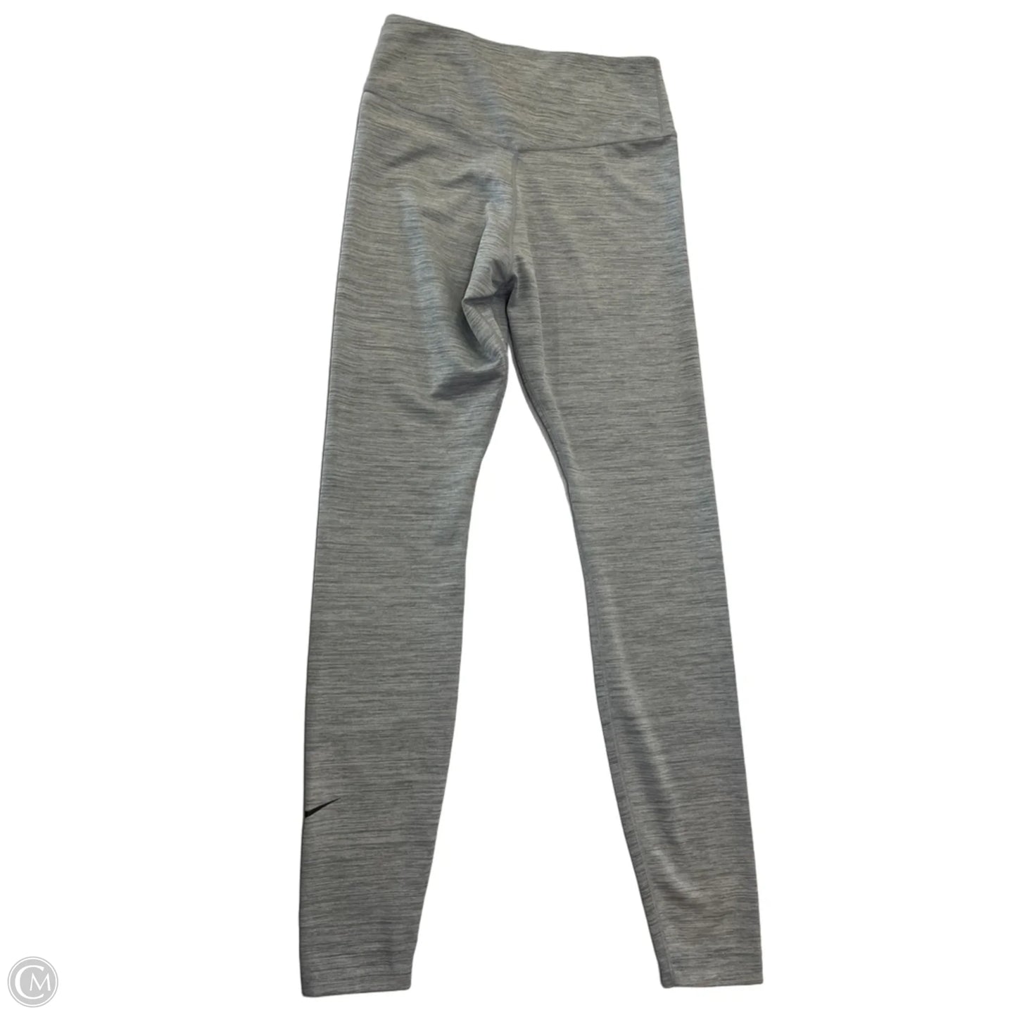 Athletic Leggings By Nike In Grey, Size: S