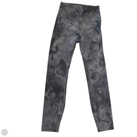 Athletic Leggings By Lululemon In Tie Dye Print, Size: S