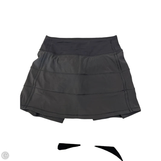 Athletic Skort By Lululemon In Black, Size: Xs